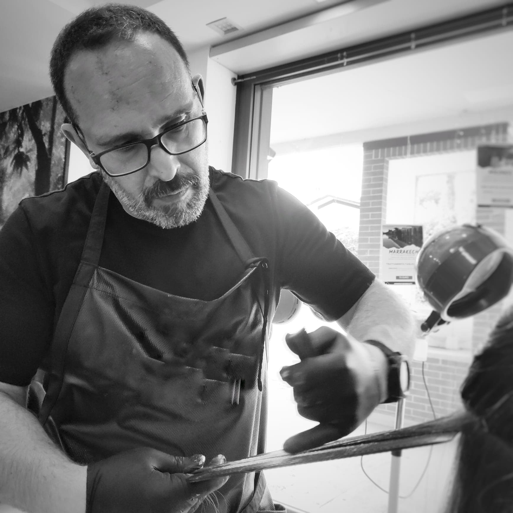 Giuseppe Gerace, Hair Color Designer, al lavoro