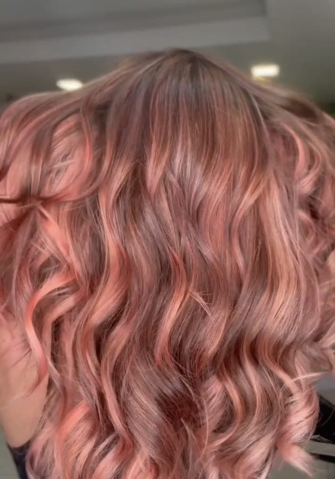 Onde morbide color rosa antico